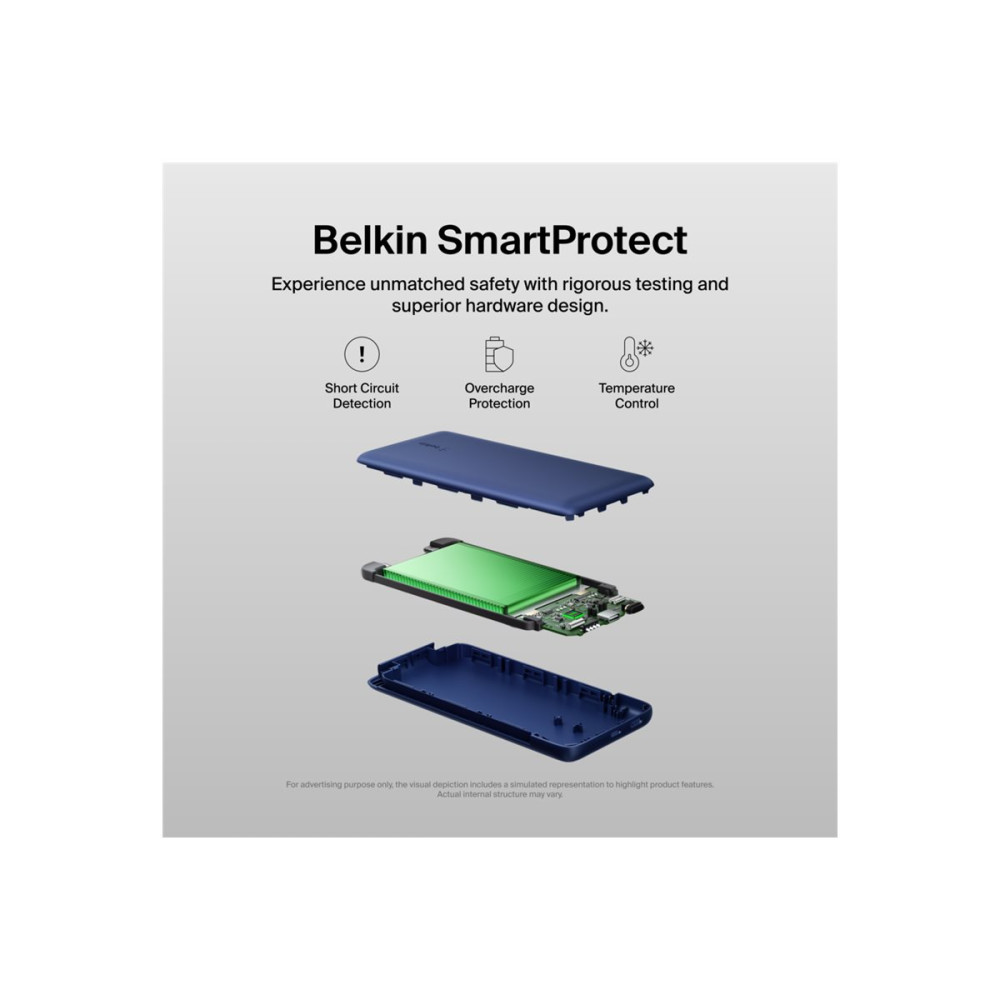 Produktbild för Belkin BoostCharge Plus power bank - Lightning, USB-C - 23 Watt