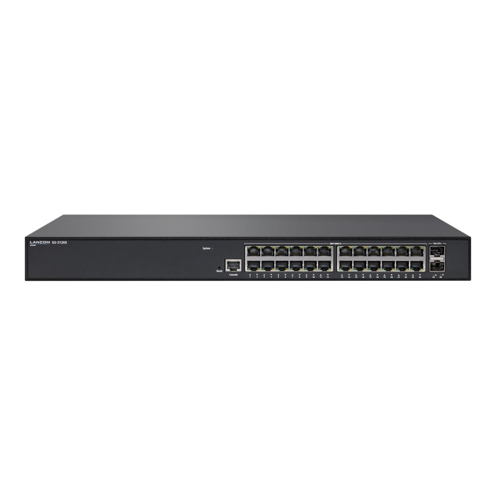 Produktbild för LANCOM GS-3126X - switch - 24 portar - Administrerad - rackmonterbar