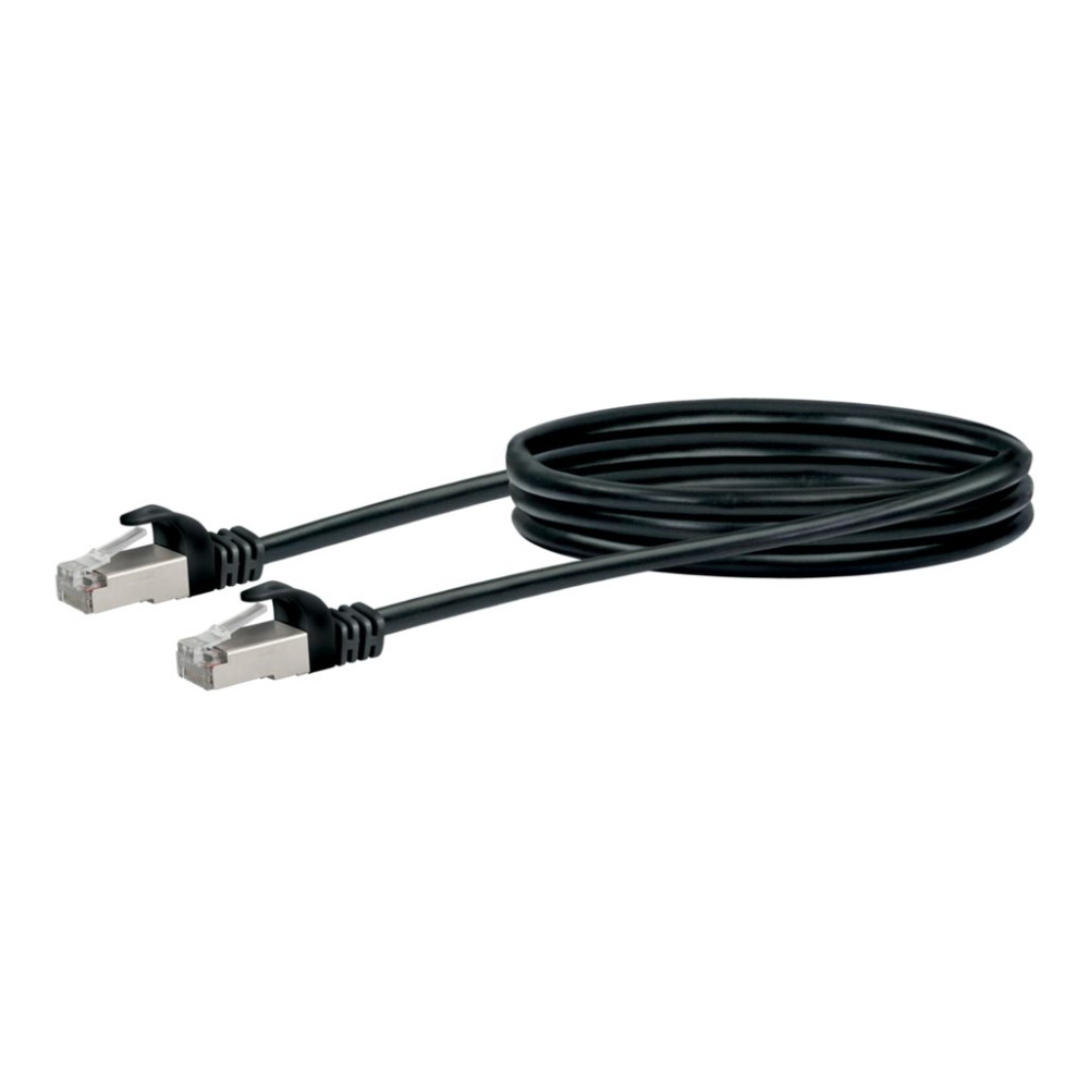 Produktbild för Schwaiger nätverkskabel - 2.5 m - svart