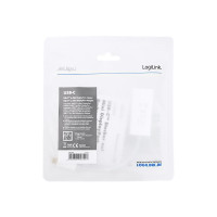 Produktbild för LogiLink - videokort - USB-C till Mini DisplayPort - 15 cm