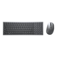 Produktbild för Dell Pro Plus Compact - sats med tangentbord och mus - QWERTY - USA, internationellt - Titan gray Inmatningsenhet