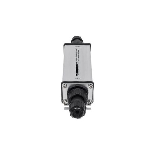 intellinet Intellinet Outdoor Gigabit High-Power PoE+ Extender Repeater, IEEE 802.3at/af Power over Ethernet (PoE+/PoE), Extends Range up to 100m, Metal, IP65 - repeater - 10Mb LAN, 100Mb LAN, 1GbE