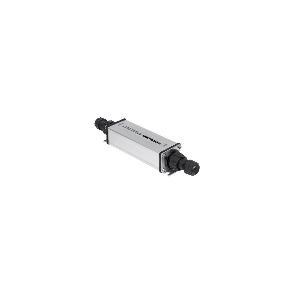 Produktbild för Intellinet Outdoor Gigabit High-Power PoE+ Extender Repeater, IEEE 802.3at/af Power over Ethernet (PoE+/PoE), Extends Range up to 100m, Metal, IP65 - repeater - 10Mb LAN, 100Mb LAN, 1GbE