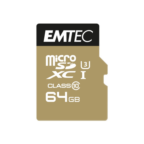 EMTEC International EMTEC SpeedIN' - flash-minneskort - 64 GB - microSDXC