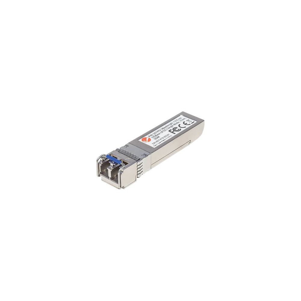 Produktbild för Intellinet Transceiver Module Optical, 10 Gigabit Fiber SFP+, 10GBase-LR (LC) Single-Mode Port, 10km, MSA Compliant, Equivalent to Cisco SFP+10GB-LR, Fibre, Three Year Warranty - SFP+ sändar/mottagarmodul - 10GbE