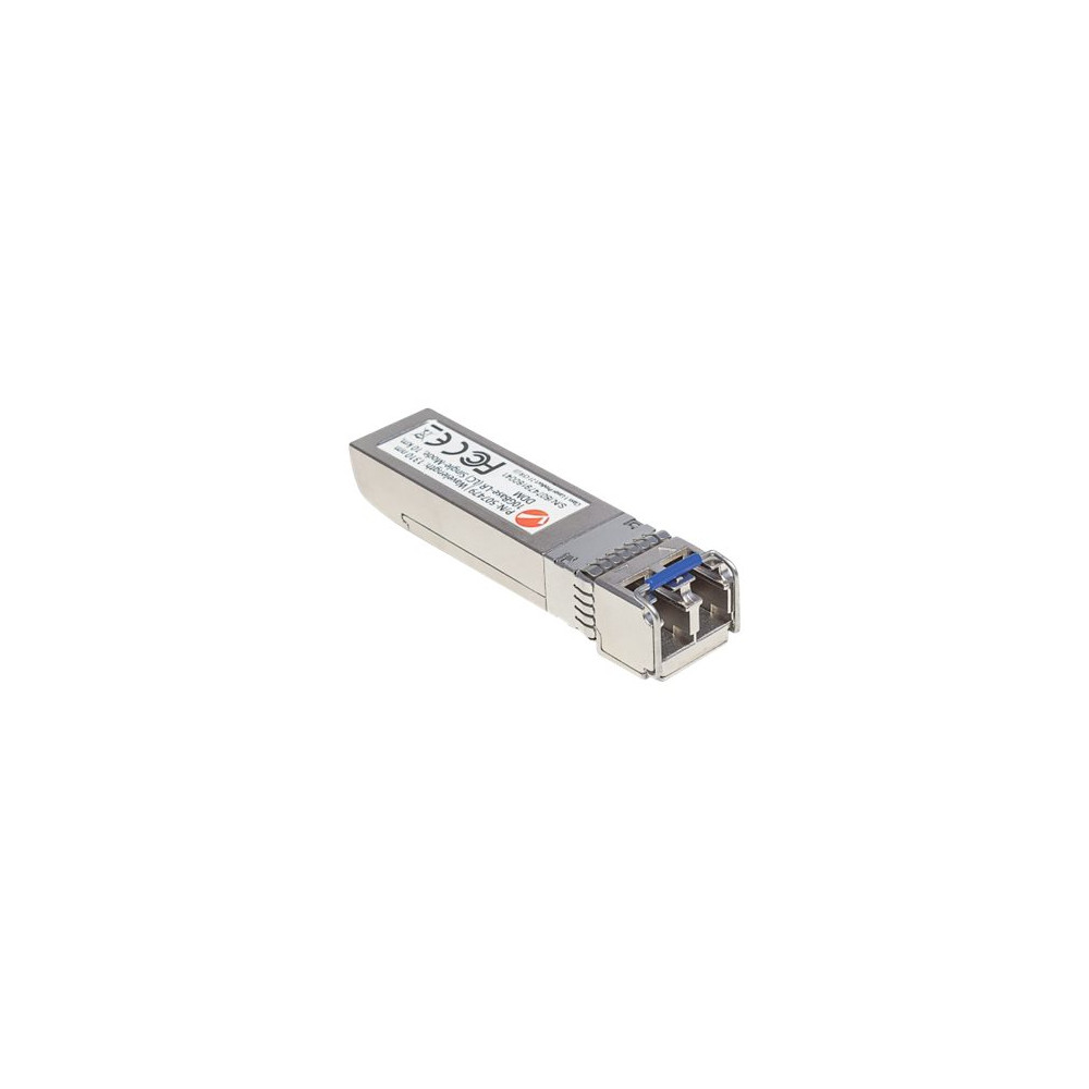 Produktbild för Intellinet Transceiver Module Optical, 10 Gigabit Fiber SFP+, 10GBase-LR (LC) Single-Mode Port, 10km, MSA Compliant, Equivalent to Cisco SFP+10GB-LR, Fibre, Three Year Warranty - SFP+ sändar/mottagarmodul - 10GbE