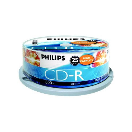 Philips Philips CR8D8NB25 - CD-R x 25 - 800 MB - lagringsmedier