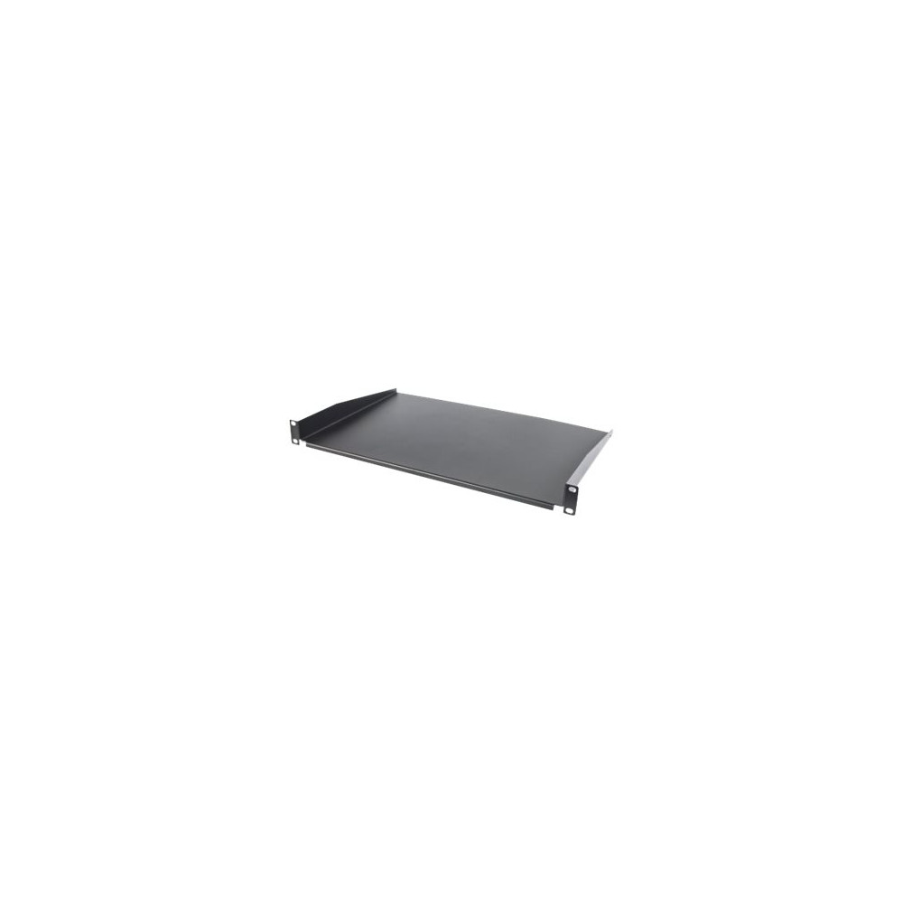 Produktbild för Intellinet 19" Cantilever Shelf, 1U, Shelf Depth 300mm, Non-Vented, Max 25kg, Black, Three Year Warranty - hylla för rack - 1U