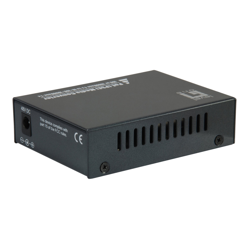 Produktbild för LevelOne GVT-2012 - fibermediekonverterare - 10Mb LAN, 100Mb LAN, 1GbE