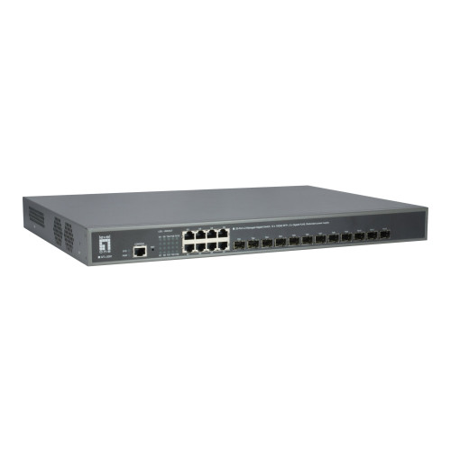 LevelOne LevelOne GTL-2091 - switch - 20 portar - Administrerad - rackmonterbar