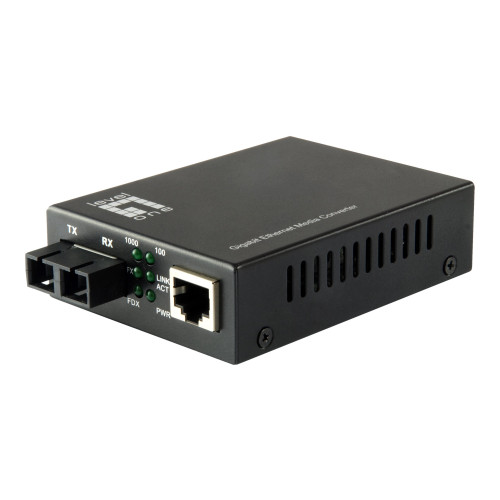 LevelOne LevelOne GVT-2002 - fibermediekonverterare - 10Mb LAN, 100Mb LAN, GigE