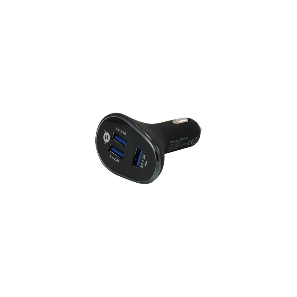 Produktbild för Conceptronic CARDEN strömadapter för bil - USB - 31.5 Watt