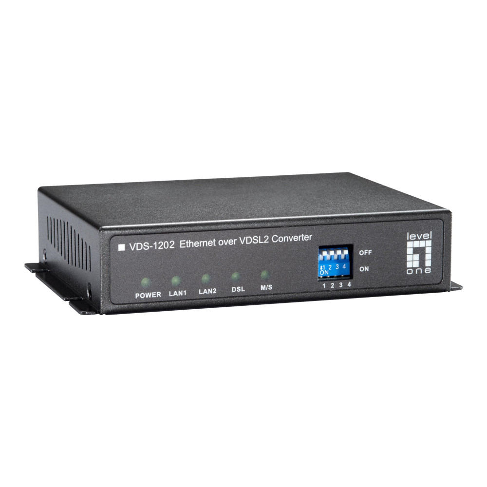 Produktbild för LevelOne VDS-1202 - short-haul-modem - 10Mb LAN, 100Mb LAN, Ethernet over VDSL