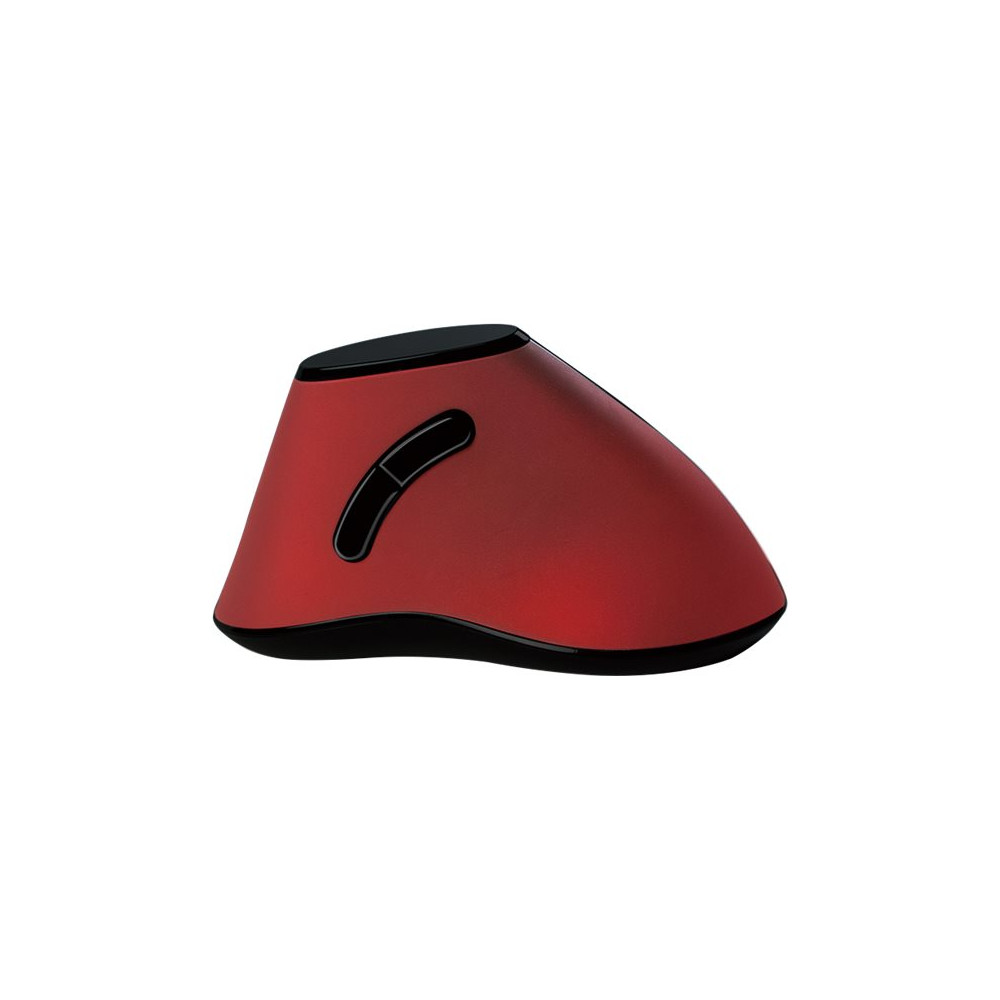 Produktbild för Typhoon Ergonomic Vertical - vertikal mus - 2.4 GHz - röd