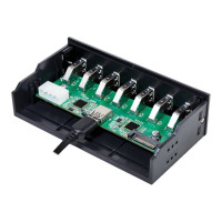 Produktbild för LogiLink USB 3.0 hub, 7-port 5.25" internal, with fast charging port - hubb - 7 portar