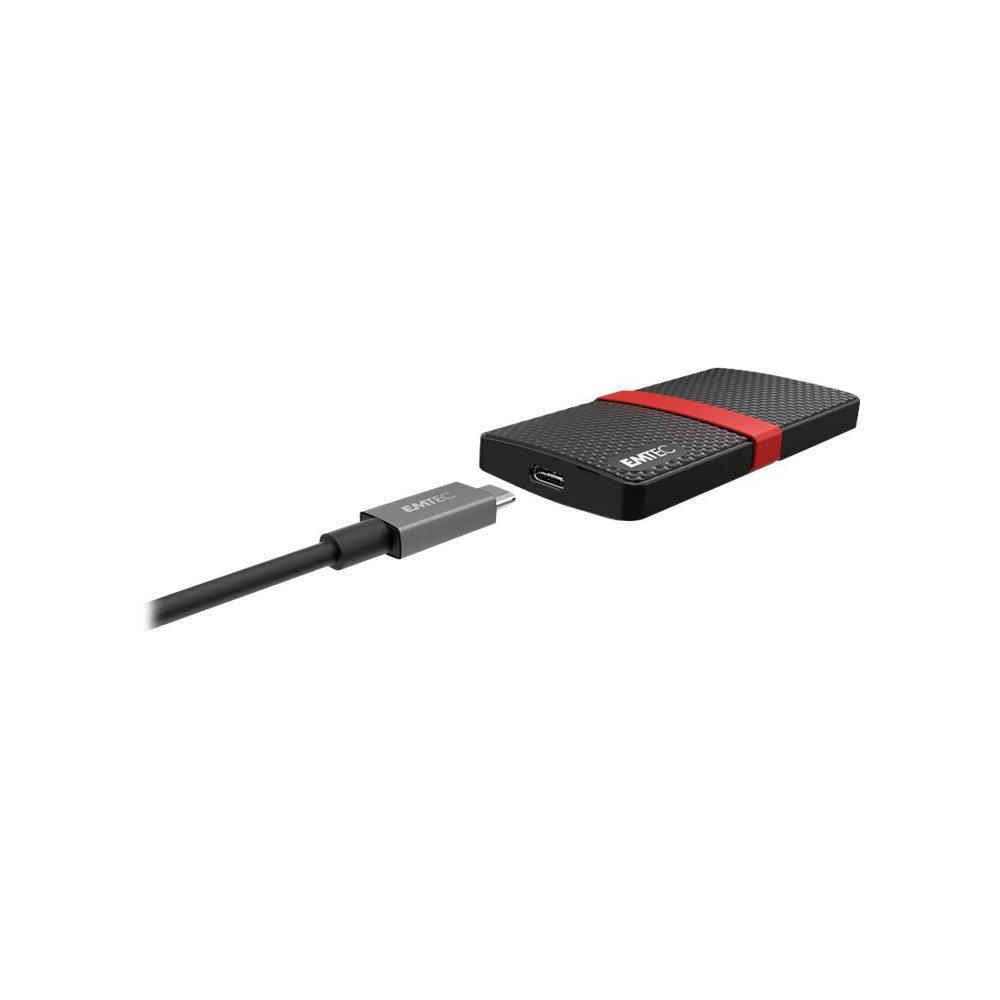 Produktbild för EMTEC SSD Power Plus X200 - SSD - 1 TB - USB 3.2 Gen 1