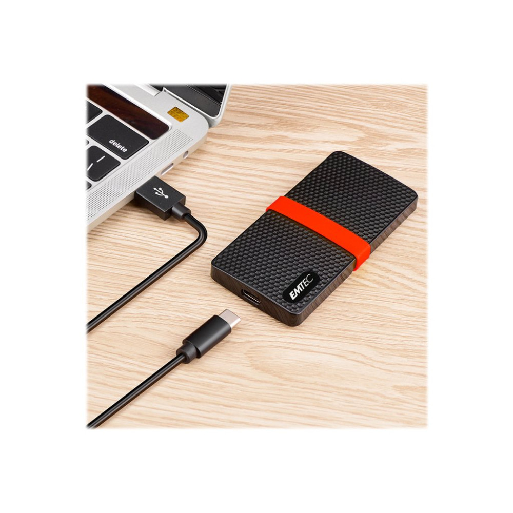 Produktbild för EMTEC SSD Power Plus X200 - SSD - 1 TB - USB 3.2 Gen 1