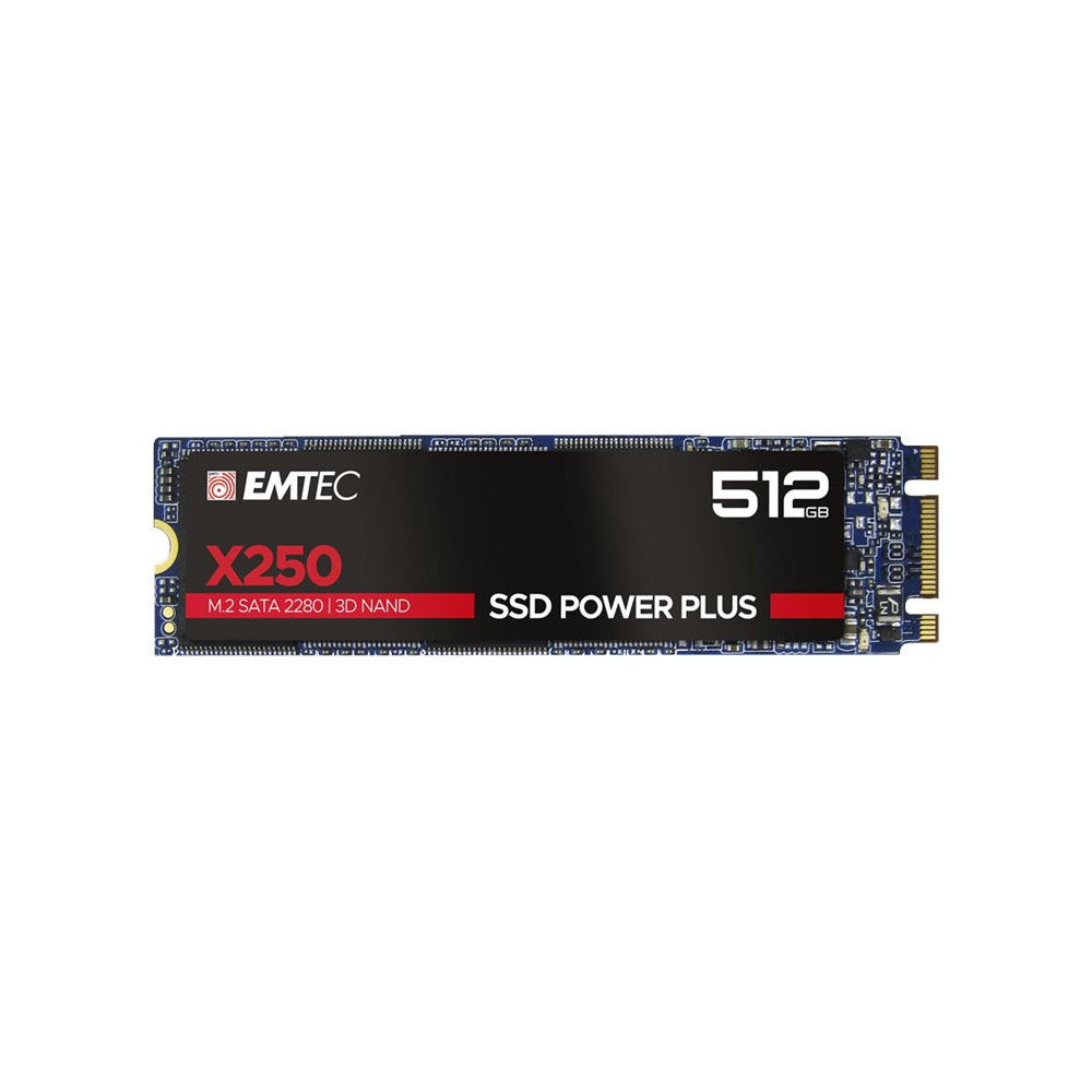 Produktbild för EMTEC SSD Power Plus X250 - SSD - 512 GB - SATA 6Gb/s
