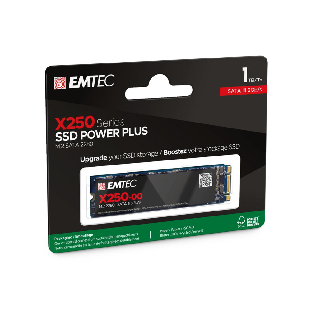 Produktbild för EMTEC SSD Power Plus X250 - SSD - 1 TB - SATA 6Gb/s