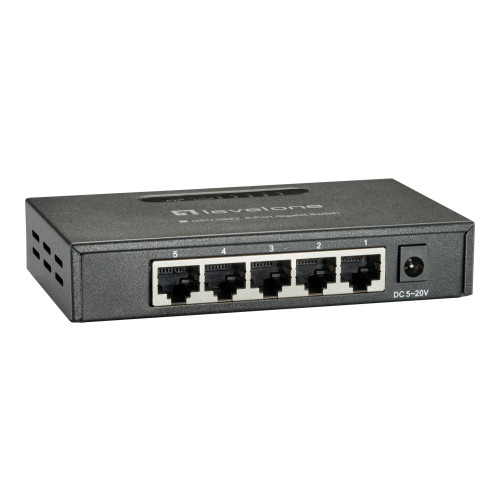 LevelOne LevelOne GEU-0523 - switch - 5 portar - ohanterad