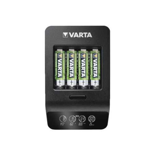 Varta Varta LCD SMART CHARGER+ batteriladdare - 4 x AA-typ - NiMH - USB
