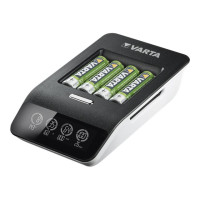 Produktbild för Varta LCD ULTRA FAST CHARGER+ batteriladdare - + växelströmsadapter + bilströmsadapter - 4 x AA-typ - NiMH