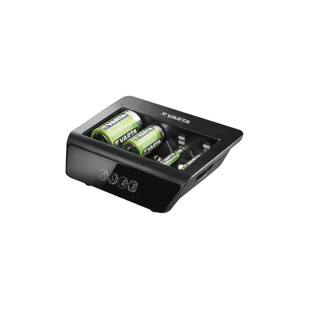 Produktbild för Varta LCD Universal Charger+ batteriladdare - USB