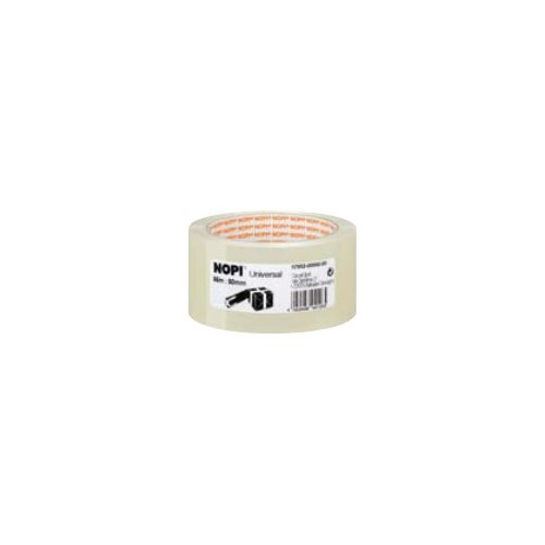 Beiersdorf Nopi Universal förpackningstejp - 50 mm x 66 m - genomskinlig