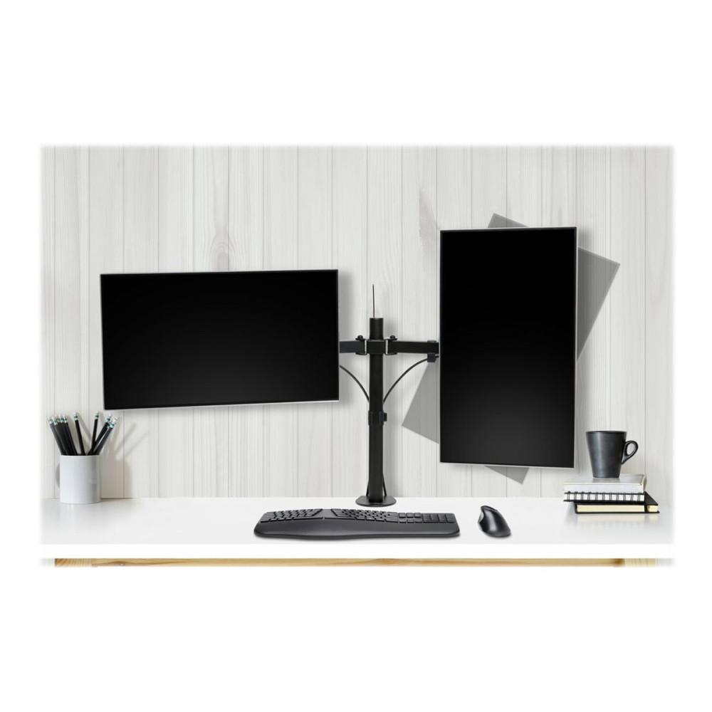 Produktbild för Kensington SmartFit Ergo Dual Extended Monitor Arm monteringssats - justerbar arm - för 2 monitorer - svart
