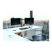 Produktbild för Kensington SmartFit Ergo Dual Extended Monitor Arm monteringssats - justerbar arm - för 2 monitorer - svart