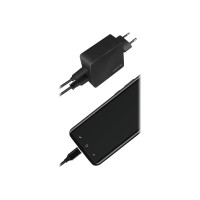 Produktbild för LogiLink USB wall charger strömadapter - USB, USB-C - 18 Watt