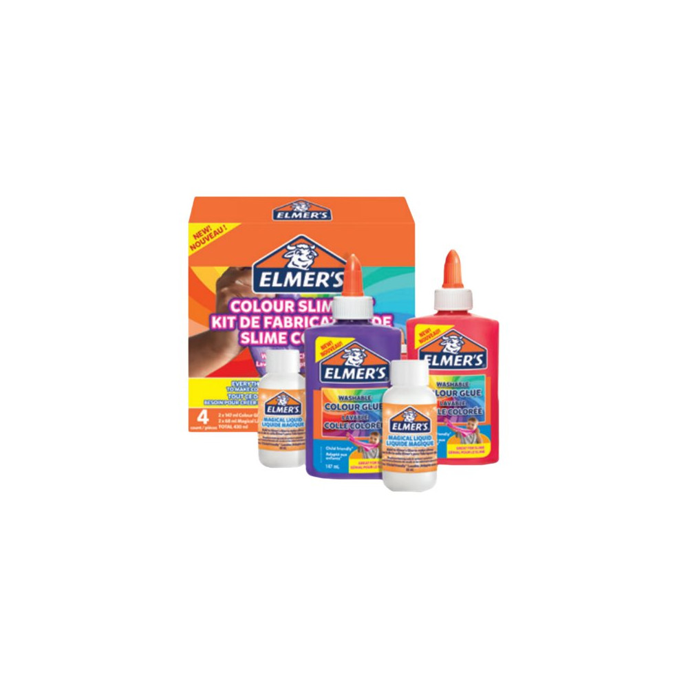 Produktbild för Elmer's Opaque Color - slajmkit - 4 delar