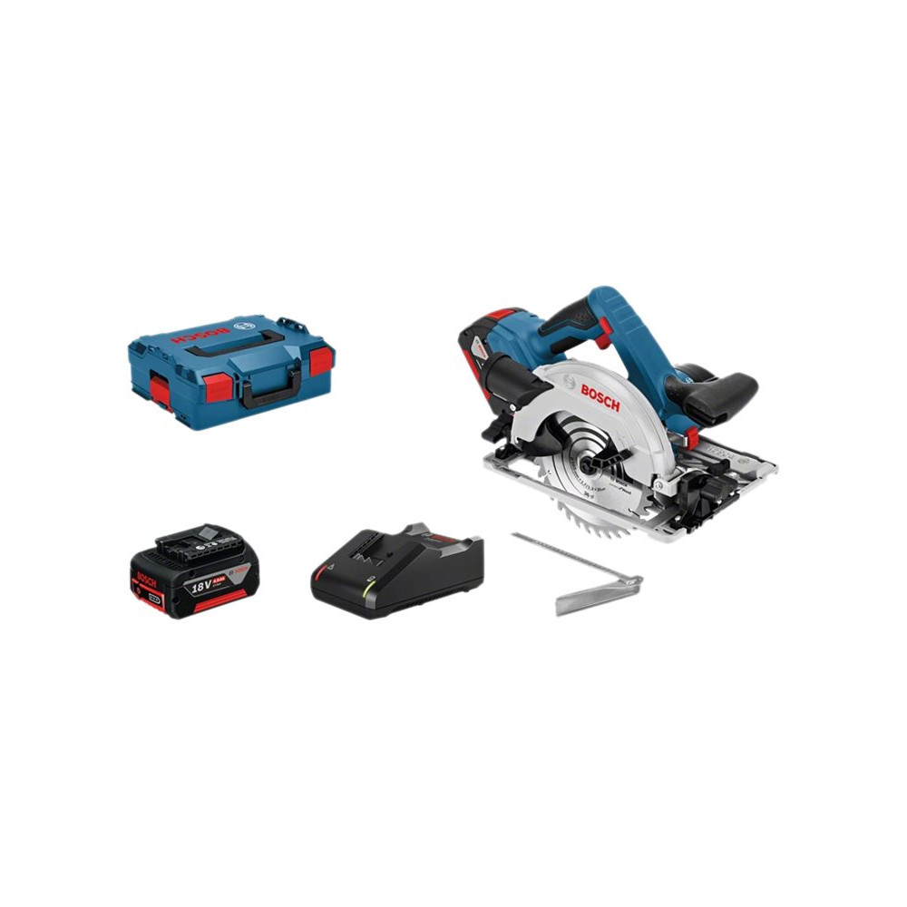 Produktbild för Bosch GKS 18V-57 G Professional - cirkelsåg - sladdlös - 165 mm - 2 batterier
