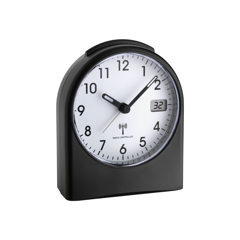 Produktbild för TFA - väckarklocka - kvarts - skrivbord - svart
