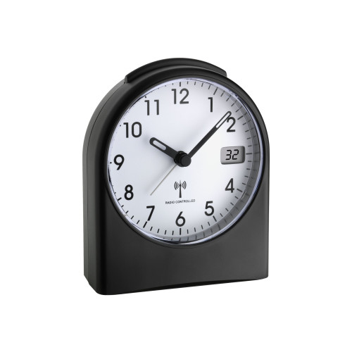 TFA Dostmann TFA - väckarklocka - kvarts - skrivbord - svart
