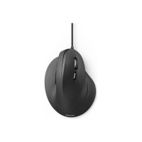 Produktbild för Hama Vertical Ergonomic - vertikal mus - USB - svart