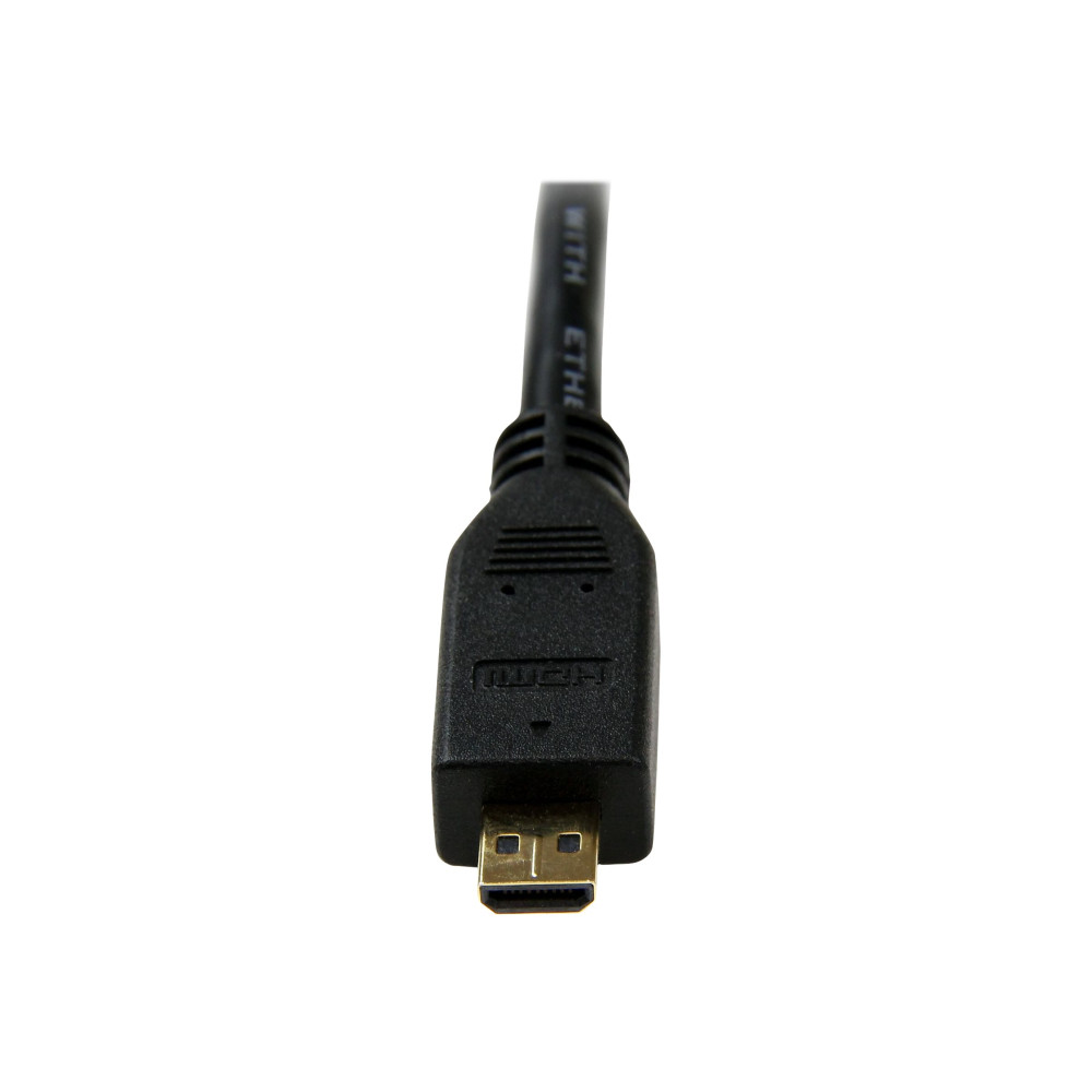 Produktbild för StarTech.com 1m High Speed HDMI Cable with Ethernet HDMI to HDMI Micro - HDMI-kabel med Ethernet - 1 m