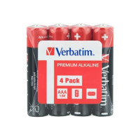 Produktbild för Verbatim batteri - 4 x AAA / LR03 - alkaliskt