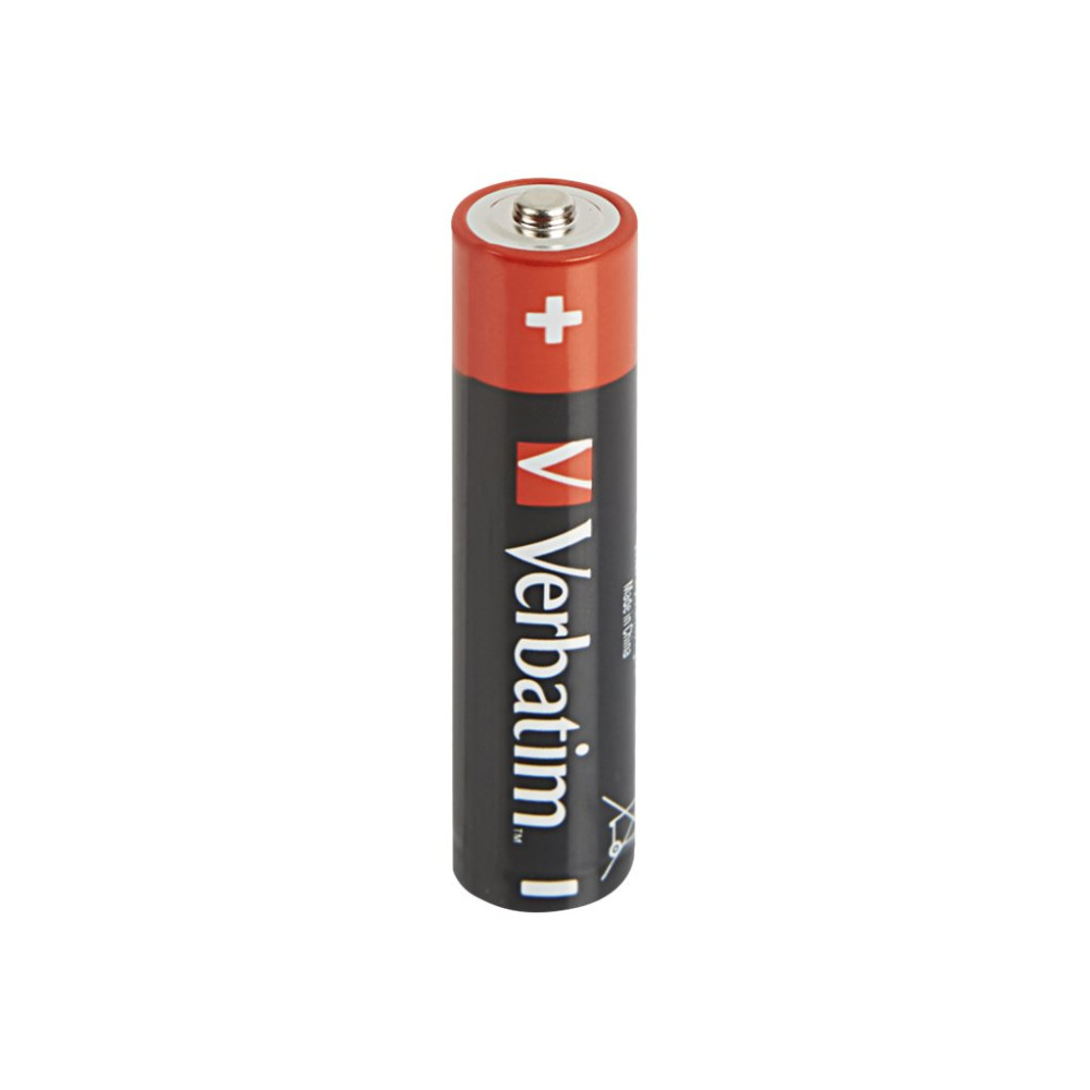 Produktbild för Verbatim batteri - 4 x AAA / LR03 - alkaliskt