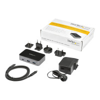 Produktbild för StarTech.com 4-Port USB-C™ hubb 10 Gbit/s - 3x USB-A & 1x USB-C - strömförsörjning - hubb - 4 portar
