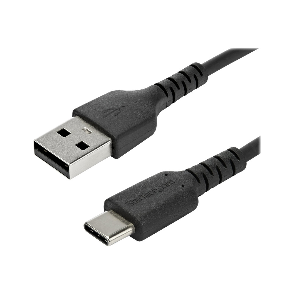 Produktbild för StarTech 1 m USB 2.0 till USB-C-kabel -&nbsp;svart&nbsp; - USB typ C-kabel - USB till USB-C - 1 m