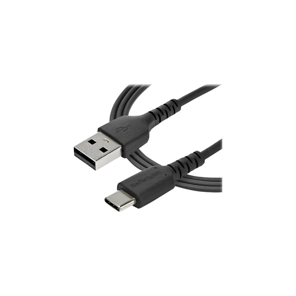 Produktbild för StarTech 1 m USB 2.0 till USB-C-kabel -&nbsp;svart&nbsp; - USB typ C-kabel - USB till USB-C - 1 m