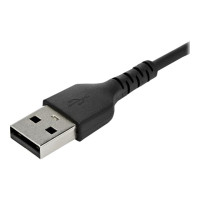 Produktbild för StarTech 1 m USB 2.0 till USB-C-kabel -&nbsp;svart&nbsp; - USB typ C-kabel - USB till USB-C - 1 m