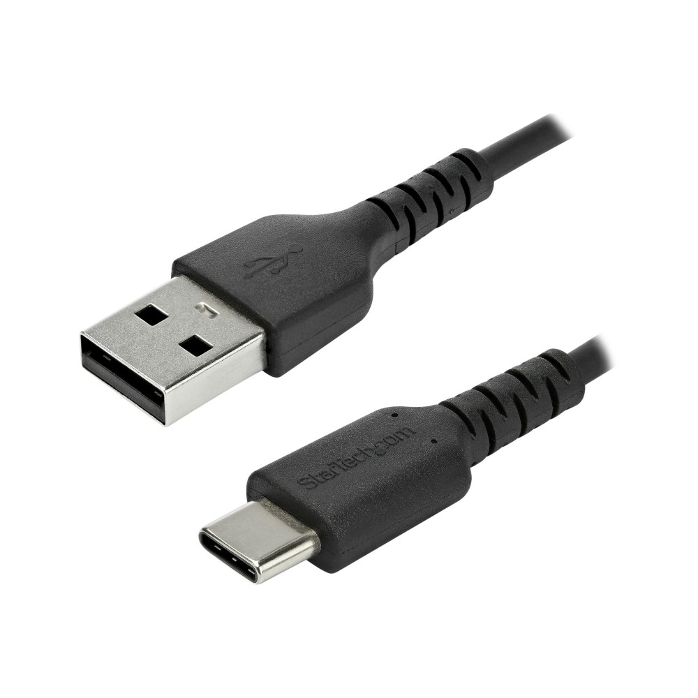 Produktbild för StarTech 2 m USB 2.0 till USB-C-kabel -&nbsp;svart&nbsp; - USB typ C-kabel - USB till USB-C - 2 m