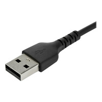 Produktbild för StarTech 2 m USB 2.0 till USB-C-kabel -&nbsp;svart&nbsp; - USB typ C-kabel - USB till USB-C - 2 m