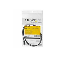 Produktbild för StarTech 1 m USB-C-kabel&nbsp;-&nbsp;svart - USB typ C-kabel - USB-C till USB-C - 1 m