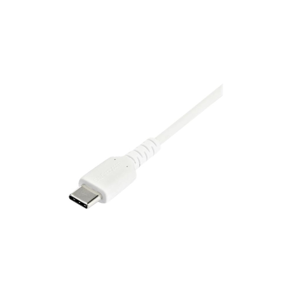 Produktbild för StarTech 2 m USB 2.0 till USB-C-kabel -&nbsp;vit - USB typ C-kabel - USB till USB-C - 2 m
