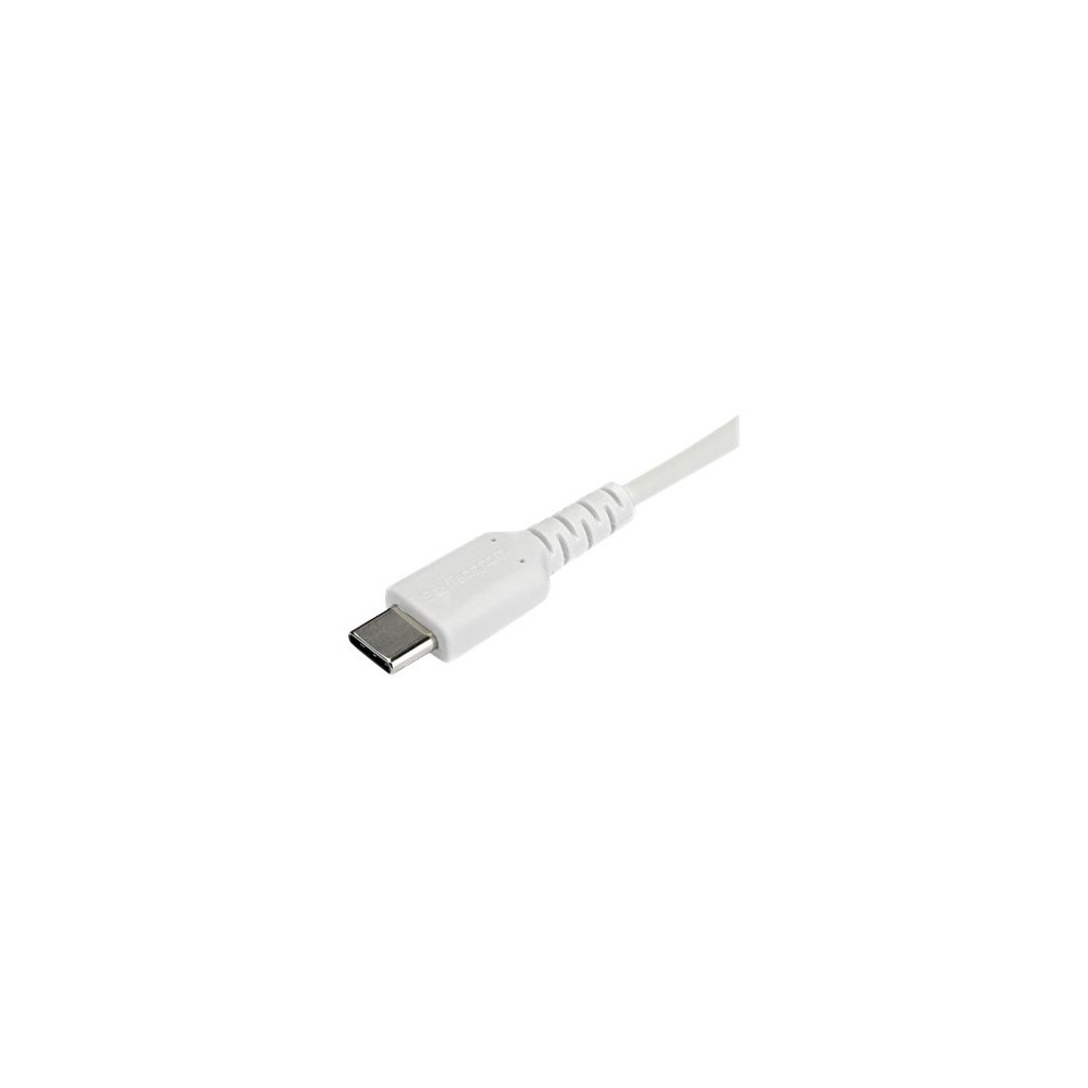 Produktbild för StarTech 1 m USB-C-kabel&nbsp;-&nbsp;vit - USB typ C-kabel - USB-C till USB-C - 1 m