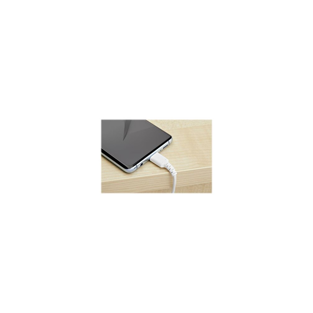Produktbild för StarTech 1 m USB-C-kabel&nbsp;-&nbsp;vit - USB typ C-kabel - USB-C till USB-C - 1 m