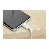 Produktbild för StarTech 1 m USB-C-kabel&nbsp;-&nbsp;vit - USB typ C-kabel - USB-C till USB-C - 1 m